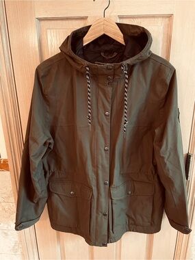 Eddie Bauer Waterproof WeatherEdge Brown Trench Coat - Size XL